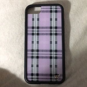 “Purple Plaid” Wildflower case